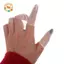 CANAMEK 100 Chiếc Cao Su Chống Trơn Trượt Chống Tĩnh Điện Ngón Tay Cots Dùng Một Lần Cao Su Ngón Tay Bao Găng Tay Bảo Vệ Móng Tay Nghệ Thuật Dụng Cụ CSF
