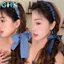 GHX Cowboy Ruy Băng ~ Mùa Hè Mới Thoáng Mát Cảm Giác Xoắn Nút Thắt Lưng Ngọt Ngào Cô Gái Full Buộc Răng Ruy Băng Tóc VN