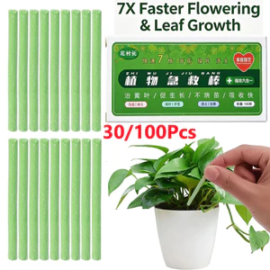 Gậy phân bón thực vật trong vườn 30 / 100 CÁI Chất vi sinh màu Rễ thanh dinh dưỡng để chăm sóc đất