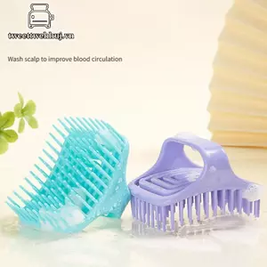 Nhíp Dầu Gội Da Đầu Máy Mát Xa Tóc Dầu Gội Massage Lược Tắm Massage Massage Da Đầu Massage Tóc Tắm Bàn Chải Lược Chăm Sóc VN