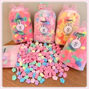 JRP 100 Chiếc Bé Gái Nhiều Màu Sắc Tóc Bộ Nylon Cao Su Co Giãn Cao Su Trẻ Em Vòng Tròn Tóc Trẻ Em Dây Buộc Tóc Trẻ Em Phụ Kiện Tóc JRP