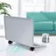 Apill Đế làm mát máy tính xách tay hình nấm Semme Đế làm mát bằng silicon chống trượt tiện dụng để sử dụng (Màu đen)