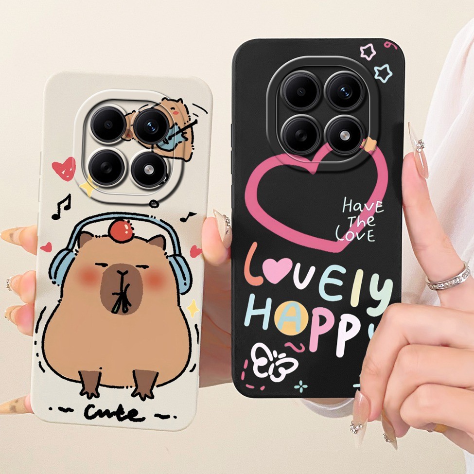 Dành Cho Redmi Note 15 5G Ốp Lưng Mèo Dễ Thương Thời Trang Sang Trọng Tình Yêu Ngộ nghĩnh Vỏ Silicon 25098RA98C