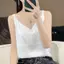 Áo hai dây nữ jacquard phong cách Trung Hoa mới, chất satin acetate, mặc ngoài hoặc lót trong, dáng ngắn, phong cách nhẹ奢