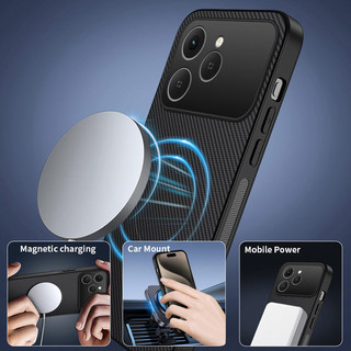 Vỏ Điện Thoại Di Động Cho Tecno Spark 40 KM5 Chống Sốc Sang Trọng Matte Case Sạc Không Dây Vỏ Chống Sốc