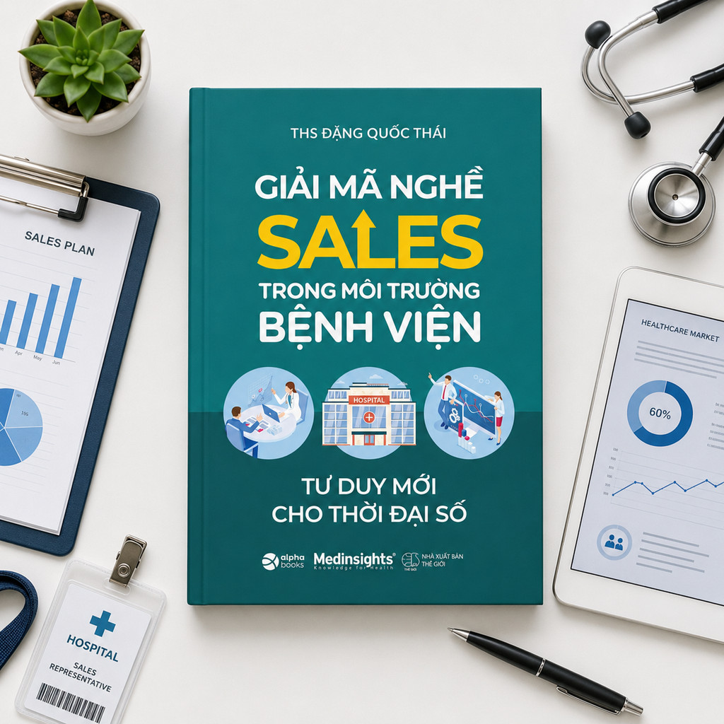 Sách - Giải Mã Nghề Sales Trong Môi Trường Bệnh Viện - Tư Duy Mới Cho Thời Đại Số