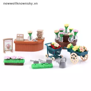 MỚI 1: 12 Nhà Búp Bê Miniture Nội Thất Búp Bê Đồ Gia Đình Cô Gái DIY Nhập Vai Đồ Chơi Trang Trí Phụ Kiện SKY
