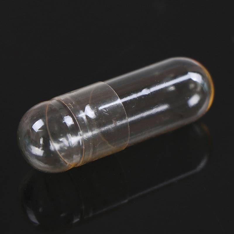 [KXH] 1#0#00# 100Pc Viên nang Gelatin cứng rỗng Viên nang thuốc rỗng trong suốt ELWW