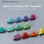 MỚI 1 Bộ Gỗ Từ Số Xe Lửa Đồ Chơi Giáo Dục Montessori Bộ Xe Lửa Nhận Thức Sớm Học Tập Bộ Giảng Dạy Cho Trẻ Tập Đi SKY