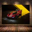 Supercar Le Mans Đỏ 499P Tranh Canvas Treo Tường Thể Thao In Xe Áp Phích Cho Gia Đình Phòng Khách Câu Lạc Bộ