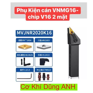 Phụ kiện lắp Cán dao tiện ngoài chip V16 ốc vít giữ chip mỏ kẹp cán dao tiện máy CNC