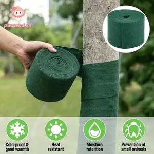 Băng bảo vệ cây PWSEND, Giữ ấm cây xanh Vỏ chống đông, Bảo vệ độ ẩm đa năng chống lạnh bằng bông Băng quấn phụ kiện sân vườn