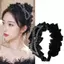 AN.MART Băng Đô Quấn Tóc Nơ Vải Xếp Ly Cho Nữ Pháp Tính Khí Thanh Lịch Thời Trang Phụ Kiện Tóc VN