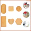 6 Chiếc Chất Liệu Phục Vụ Mộc Mạc Trang Trí Tự Nhiên Vồ Khay Gỗ Cho Khảm Có Thể Lấp Đầy Bằng Gỗ erkenai