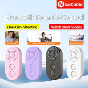 Điều khiển từ xa Video Bluetooth đa chức năng Xem Video ngắn Chụp ảnh Trang lật một cú nhấp chuột của tiểu thuyết Tăng / Giảm âm lượng Điều khiển từ xa điện thoại