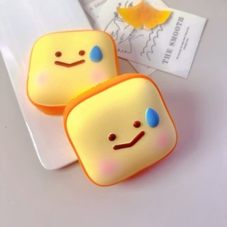 Đồ chơi lắc bánh mì nướng trứng chiên, Đồ chơi bánh mì bóp tăng chậm, Đồ chơi thần tài thư giãn tay giảm căng thẳng cho trẻ em Người lớn
