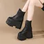 Giày Bốt Nữ Phong Cách Gothic cos Nam Trưởng Thành Tăng Chiều Cao Giày Martin 11cm Phong Cách Mới Đế Dày Triển Lãm Truyện Tranh Yabi Giày Bốt Ngắn Nữ Siêu Mẫu