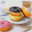 HFTOY 1 / 7 Chiếc Tủ Lạnh Donut Nam Châm Bánh rán PU Nhân Tạo Stiers Trang Trí Kawaii Trang Trí Tủ Lạnh Nhà Bếp Quà Tặng Trang Trí ~