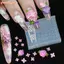 FAVORITEGOODS Tấm Dập Móng Tay, Khuôn Khắc Móng Tay Trong Suốt Cao, Nóng Mềm Hydrangea Cánh Hoa Silicon Móng Tay Nghệ Thuật Khuôn Dụng Cụ Làm Móng Tay