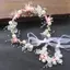 PNPIA- Trang Sức Tóc Trẻ Em Quà Tặng Mùa Xuân Bohemian Bé Gái Cô Dâu Ngọc Trai Tóc Mũ Hoa Vòng Hoa Cô Dâu Vòng Hoa Đầu Vòng Hoa