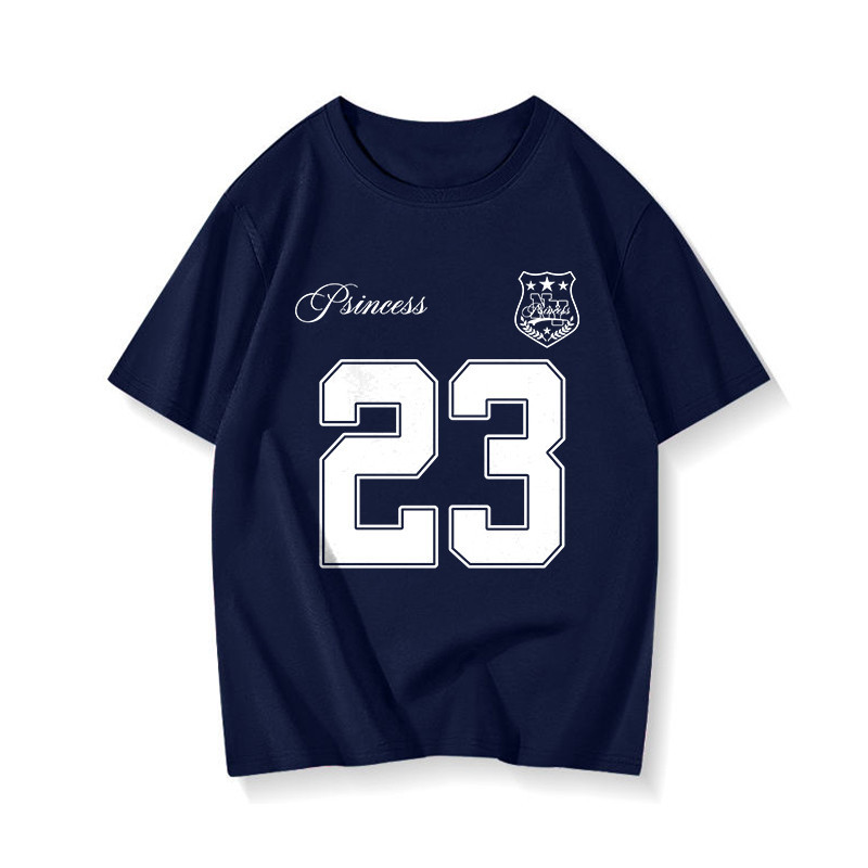 （Giao hàng 24h）Angela áo phông nữ form rộng  Xanh tím than girl phố style âu mỹ bigsize salute mùa hè local brand