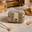 Hộp đựng nhẫn kim cương giả Mini DONOVANQQ, Hộp đựng đồ trang sức lấp lánh sang trọng Bling, Hộp đựng đồ trang sức bằng kim cương giả vuông màu bạc sáng tạo tinh tế