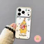 Ốp Điện Thoại Dâu Dễ Thương Cho Vivo V70 Elite FE V60 V60E V50 V50E V40 V30 V29 V29E V27 V27E V25 V25E V23 V23E Pro 5G 4G Bao Da PU Hoạt Hình Lấp Lánh Vỏ Mềm