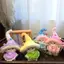 PNPIA- Dễ Thương PP Cotton Nấm Nhỏ Elf Sang Trọng Búp Bê Móc Khóa Bapa Mặt Dây Chuyền Trang Trí Quà Tặng