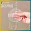 BVY Soft Silicone Gel Powder Puff Sponge cho Body Lotion Face Foundation Trong suốt Không có bột ăn Puff Applicator Tools.
