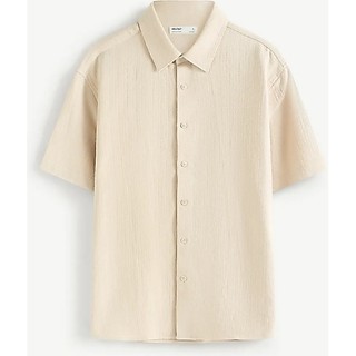 Áo sơ mi tay ngắn nam vải texture dày dặn đứng form. Form Regular - ROUTINE 10S26SHS006