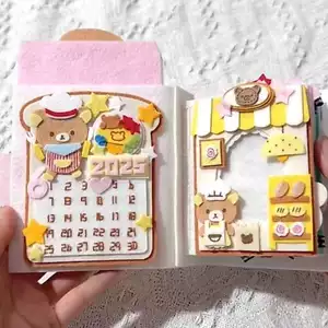 Album Ảnh Không Dệt Dễ Thương Không Dệt Thẻ Album Handmade Nỉ 10cm Polaroid Lưu Trữ Ảnh