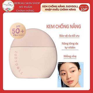 Kem Chống Nắng Trang Điểm JUDYDOLL Sun Defense Tinted Moisturizer Chống Nước SPF50+ PA++++ 40g