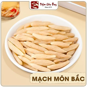 Mạch môn bắc 100g, mạch môn đông khô, trắng, sạch, hỗ trợ giảm ho, tiêu đờm, bổ phế, tốt cho sức khỏe