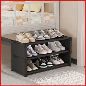 ST2 Giá Để Giày Có Thể Xếp Chồng Cho Ký Túc Xá Dưới Giường Tiết Kiệm Không Gian Nhiều Lớp Giày Tổ Chức Chắc Chắn TS2