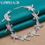 URMYLADY Bạc 925 Chuồn Chuồn Dây Chuyền Vòng Tay Nữ Tiệc Cưới Trang Sức Thời Trang