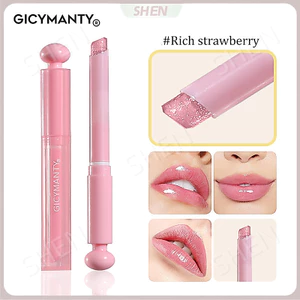 Clear Jelly Lipstick Water Gloss Mirror Thay đổi màu sắc Son môi thay đổi nhiệt độ lâu trôi Pearly Fl