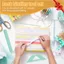 THEGIRL8B Binding Ruler Set, T-ruler Notebook Ruler Scrapbooking Tool, Dụng cụ vẽ Tạp chí L-ruler Spacing Guide Book Binding Ruler DIY Craft