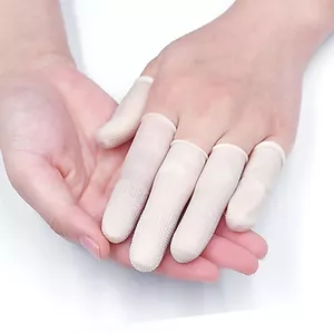 Cao Su Chống Trơn Trượt Ngón Tay Cots Chống Mài Mòn Cao Su Bảo Vệ Tiền Đếm Giáo Viên Đếm Tiền Trò Chơi Bỏ Túi Ngón Tay Cots
