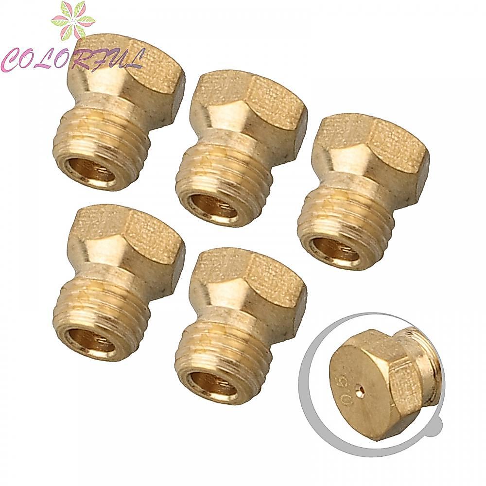 Propane Injector Color: Gold Nozzle Sizes 0.5, 0.65, 0.7, 0.87, 0.95 For Cooking