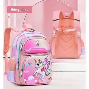 Balo Cho Học Sinh Lớp 1 Đến Lớp 6 Hoạ Tiết Nhân Vật Hoạt Hình