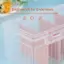 SWEET 550 Plus Dung Tích Thẻ Tổ Chức Nhựa Trong Suốt Hộp Bảo Quản Bộ Phận Giá Đỡ Cho Bảng Thẻ Giao Dịch Phụ Kiện Nhà n