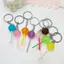 PNPIA- 1 Chiếc Mô Phỏng Lollipop Móc Khóa Trong Suốt Dạ Quang Nhựa Phụ Kiện Túi Kẹo Đồ Trang Trí Quà Tặng Sáng Tạo Điểm
