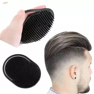 Bàn Chải Massage ZENZON, Bàn Chải Tóc Rửa Tóc Màu Đen, Râu ria mép Bàn Tay Dụng Cụ Chăm Sóc Tóc Da Đầu Body Tắm Di Động Bỏ Túi Dầu Gội Lược Nam