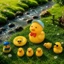 Set Charm Gia Đình Phao Vịt🐥🌼💛- Bộ 8 Charm Phao Vịt gắn dép siêu hot trend hè 2026 dễ thương hết nấc