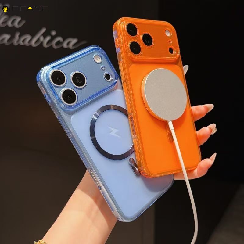 Dành Cho OPPO A80 A60 A40M A98 A96 A95 A79 A78 A77 A77S A76 A74 A58 A57 A57S A57E A54S 5G 4G Ốp Điện Thoại Đơn Giản Thu Hút Từ Tính Đen Cam Bé Trai Bé Gái Nam Vỏ Mềm
