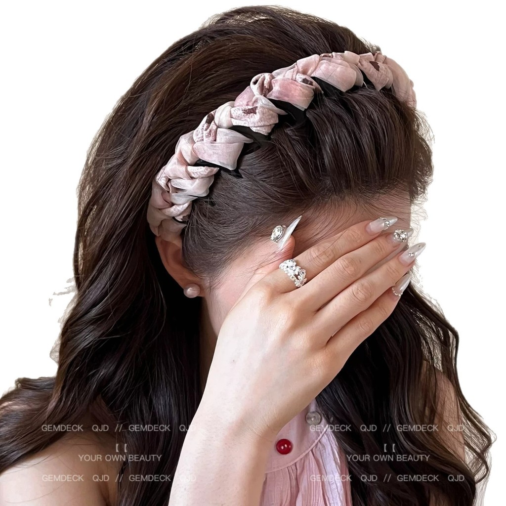 Lưới Băng Đô Nữ 2026 Phong Cách Mới Phù Hợp Với Đầu Lâu Cao Cấp Áp Lực Đầu Răng Headband