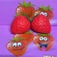 Đồ chơi Fidget dâu tây bóng Mini, Túi OPP Bao bì Kích thước túi Giảm lo âu Squish