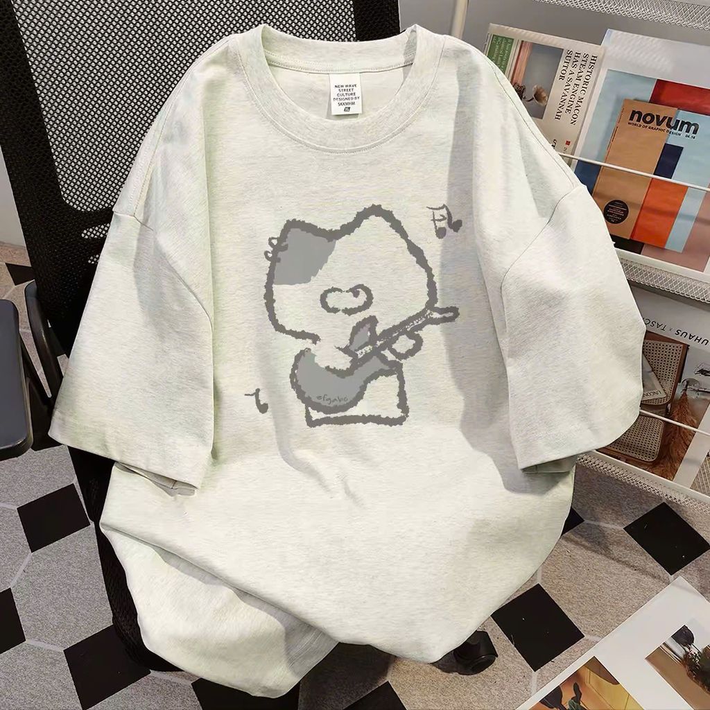 Áo thun nữ 3158 cotton khô, form rộng lý tưởng cho nam nữ mùa hè siêu trendy mát mẻ siêu lạnh- quannaomusex