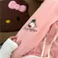 HelloKitty Cô gái dễ thương Dày nhung Đức Quần Pyjama thông thường dành cho nữ Thu Đông Phong cách mới Đi bộ Quần cong Quần dài mặc ngoài