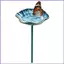 Cốc tưới nước ong Bát bướm hình hoa với vòi sứ Spike Bee Waterer cho sân ngoài trời Sân sau Bãi cỏ mueadsyvn